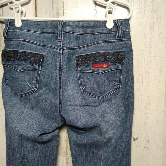 Ooh La La Sasson Boot Cut Boogie Jeans Women’s Size 4 Blue Denim Medium … - Picture 8 of 9